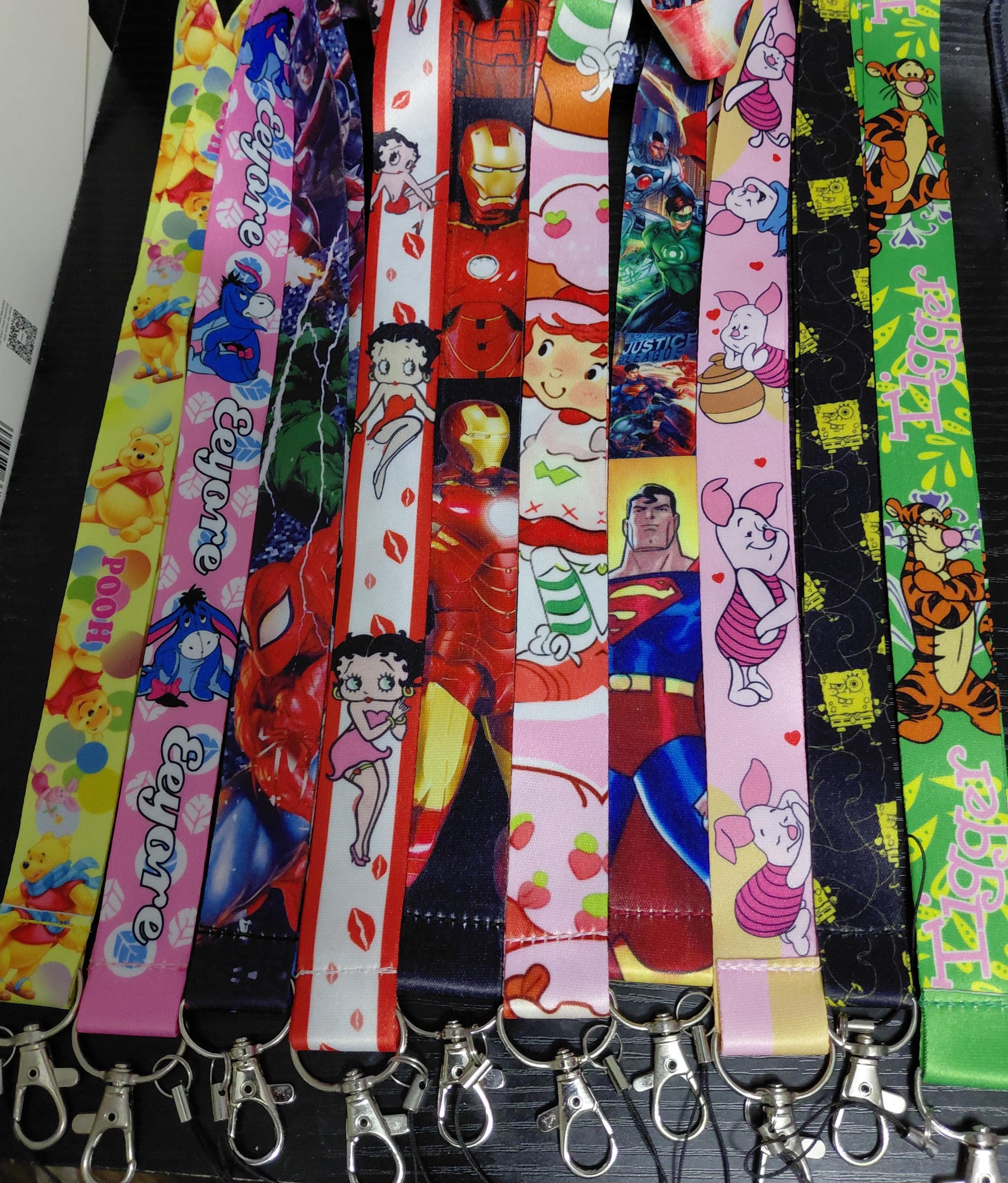 Character Lanyards for Keys Badges | Cartoon and Superhero Neck Strap ...