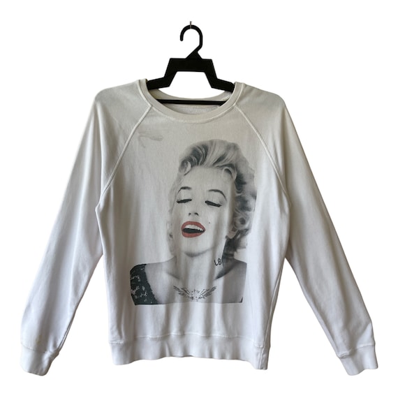 Vintage 00'S Marilyn Monroe LB Branded Made in Italy Sweatshirt