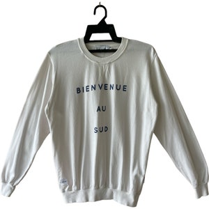 Vintage 00’s Bien Veneu Au Sud Sweatshirt Crewneck Italian Film Pullover Bien Veneu Au Sud Sweater Medium Size (M)