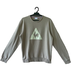 Vintage Le Coq Sportif Big Logo Sportswear Crewneck Sweatshirts Pullover Jumper Medium Size (M)