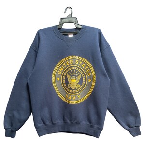 90s NAVY Crewneck Sweatshirt, Vintage Gildan Ultra Cotton 90s NAVY Crewneck Sweatshirt, Vintage Gildan Ultra Cotton
