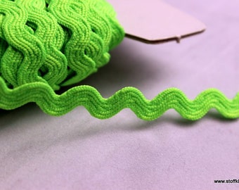 3 m jagged strands | University of | 5 mm | neon green
