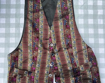90s Kenzo Jungle Linen Vest - Etsy