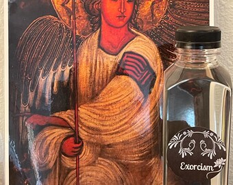 Blessed Exorcism Water: Spiritual Cleansing, Protection (17.0 fl oz)