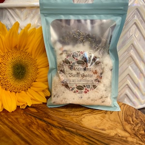 Energy Cleansing & Purification Spiritual Bath Salts - 6 OZ