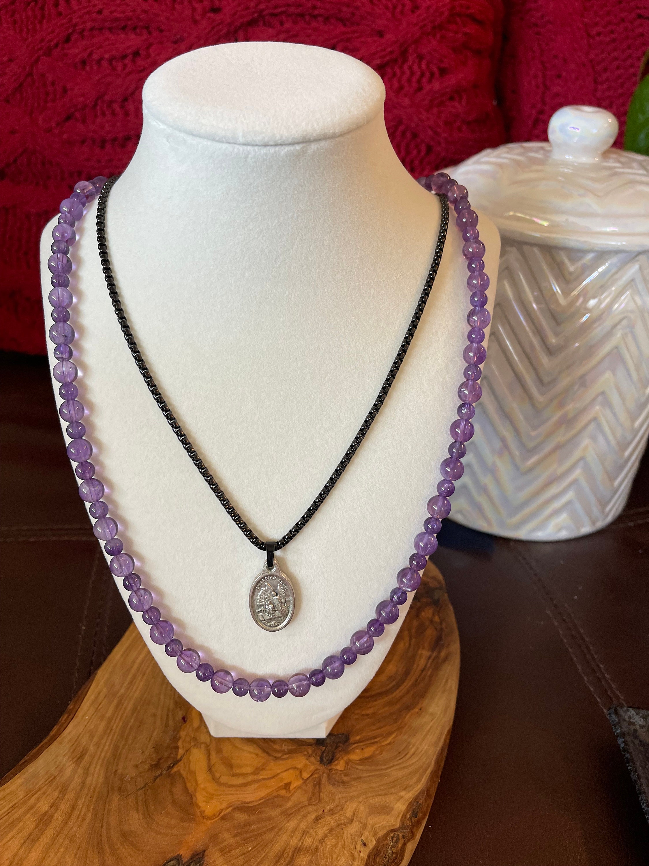 St. Michael Protection Necklace - A Spiritual Warrior Against Darkness