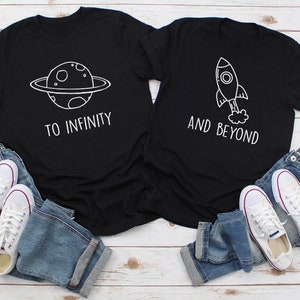 To Infinity and Beyond Couple Shirt Etsy Denmark