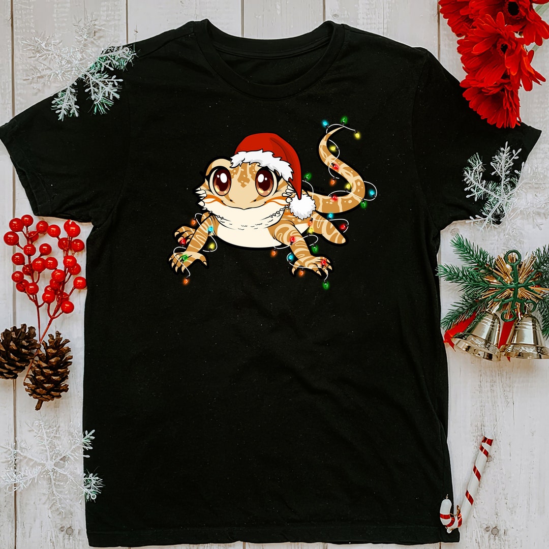 Christmas Bearded Dragon Shirt, Christmas Gift, Bearded Dragon Lover