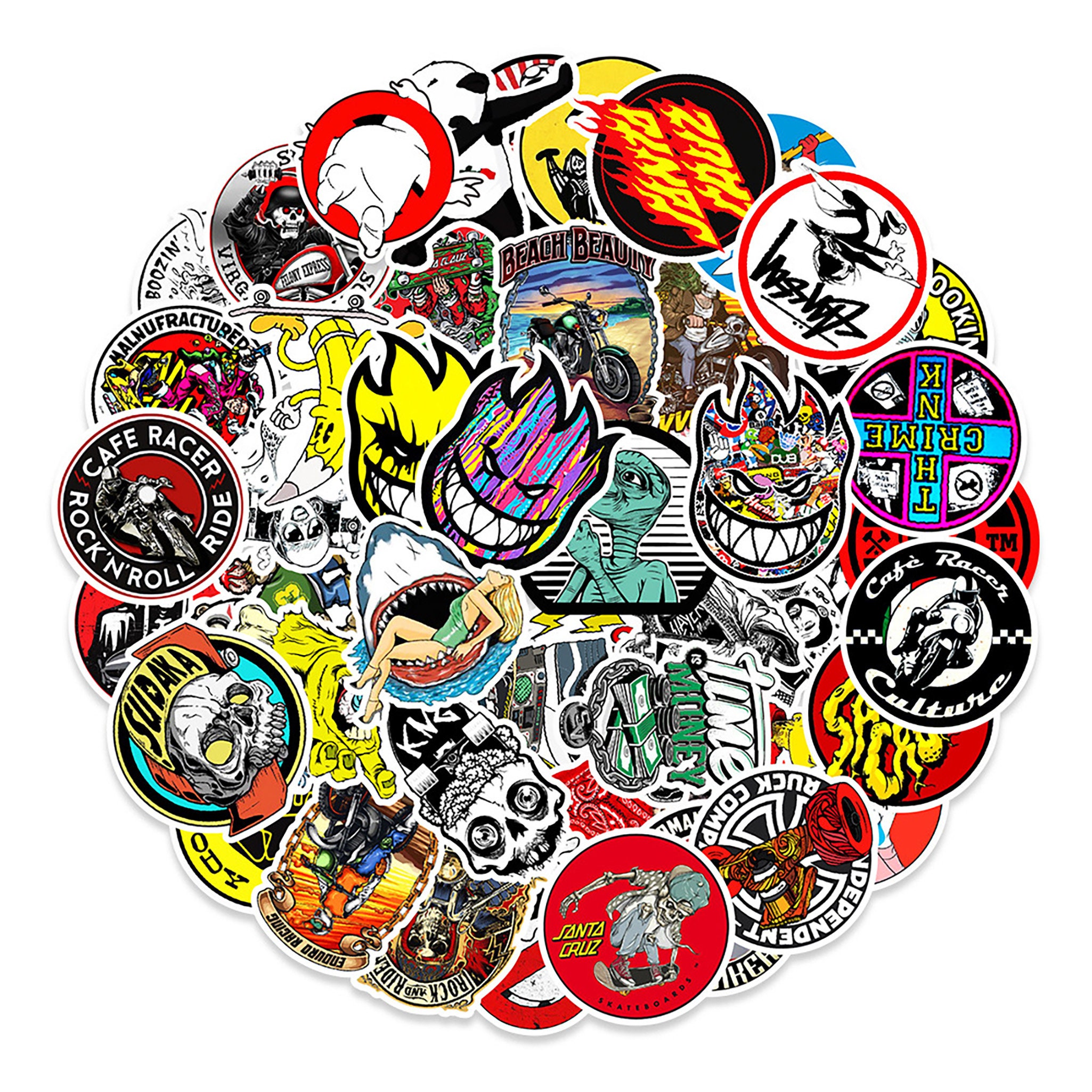 Sticker Bomb Print Magnet for Sale by adamcampen