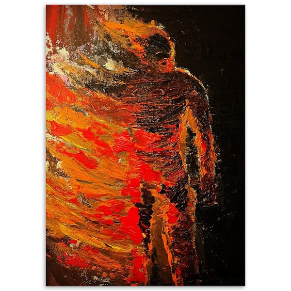 B de Quemar - Jon Silent Print - Papel mate de calidad de museo