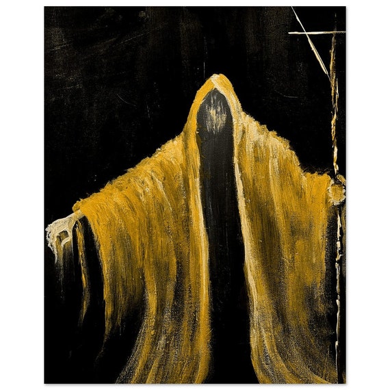 絵画 Majesty of a king King in Yellow - Museum-quality Matte Paper Print - Etsy