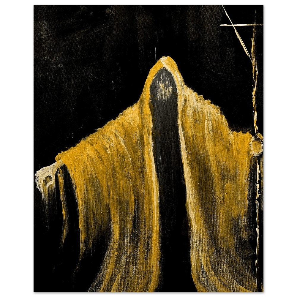 絵画 KING King in Yellow - Museum-quality Matte Paper Print - Etsy