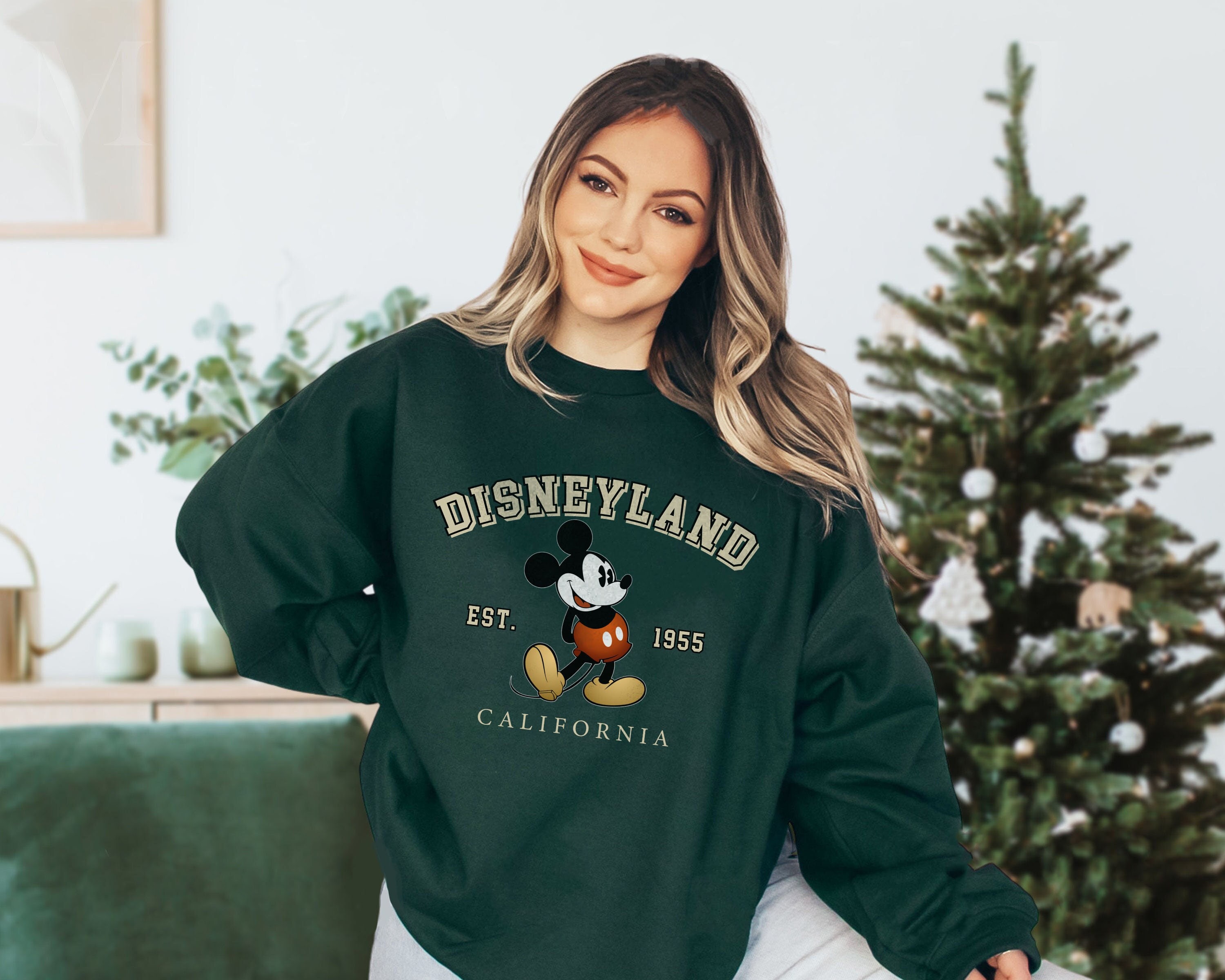 Discover Vintage Disneyland 1955 Sweatshirt, Mickey Mouse Sweatshirt