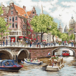 Cross Stitch Kit Luca-S - Amsterdam, BU5005