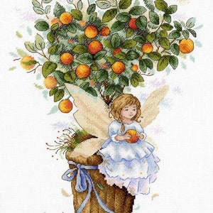Cross Stitch Kit MP Studia - Orange Fairy, SNV-652