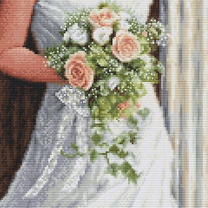 Counted Cross Stitch Kit Luca-S - The Bride, Embroidery Kit, BU5023