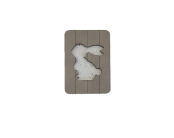 Wooden needle case - Rabbit, KF056/14