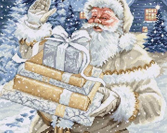 Cross Stitch Kit Luca-S - Santa and Pressies