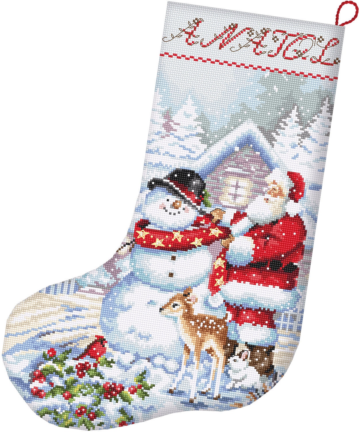 Christmas Stocking Cross Stitch Kit, PM1240