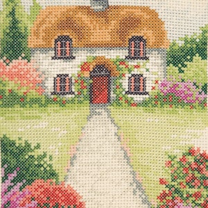 Anchor Starter Cross Stitch Kit - AK136, Cottage Garden