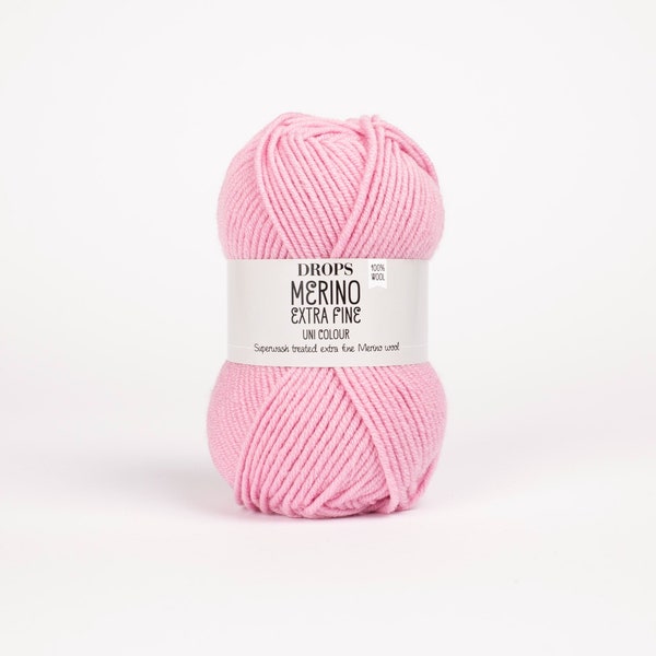 DK Merino yarn! Garnstudio DROPS design Merino Extra Fine - 100% extra fine merino DK knitting wool - 50 grams