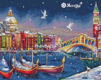Kreuzstich Stickpackung Merejka - Venedig K-29