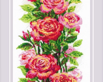 Cross Stitch Kit Riolis - Blooming Roses, R2057