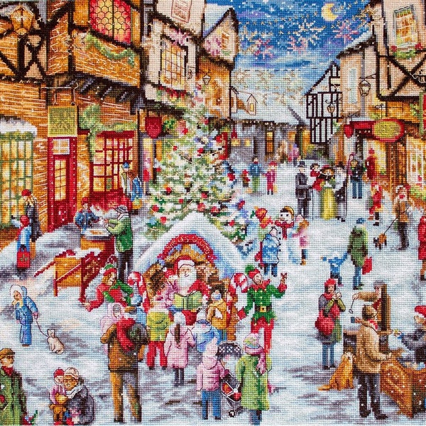 Cross Stitch Kit LetiStitch - Christmas Eve, Leti909