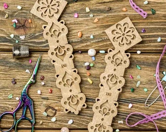 Floss Bobbins, Wooden Thread Bobbins - Thread Organizers, Embroidery Thread Bobbins