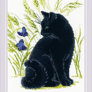 Cross Stitch Kit Riolis - Black Cat, R2001
