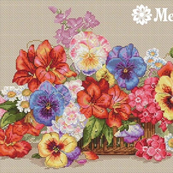 Garden Cross Stitch Etsy UK
