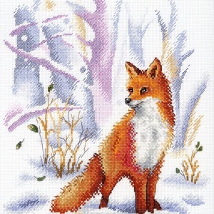 Cross Stitch Kit MP Studia - Mistress of the winter forest, SNV-754