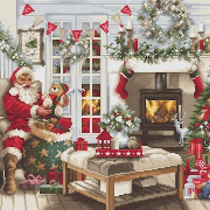 Cross Stitch Kit Luca-S - Santa Interior, B2408