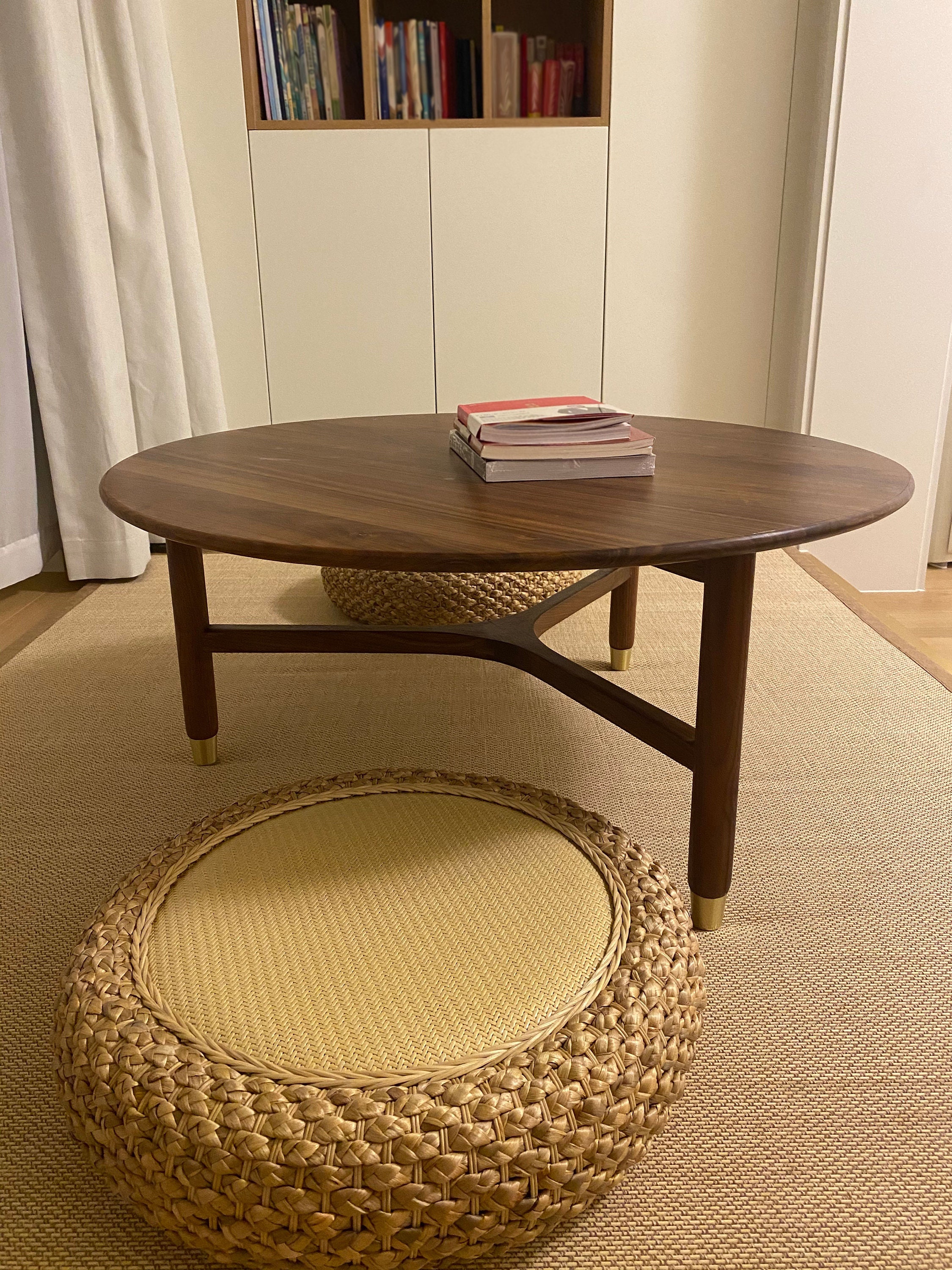 Rattan Futon Cushion Rattan Tatami Cushion Balcony Floor Round Cushion