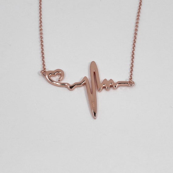 Zirconia Necklace Necklace That Moves With Your Heartbeat