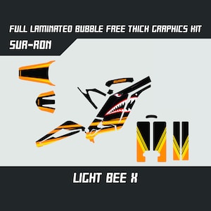 SUR RON Orange Beater Full Graphics Kit Gloss or Matte Surron Laminated Bubble Free Thick
