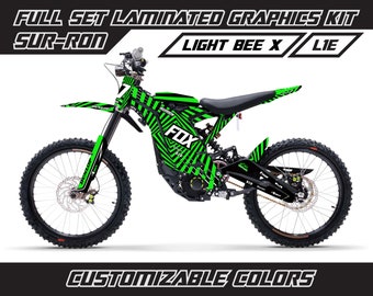 Kit Autocollants Graphiques SUR RON Light Bee X - Orange/Noir - Vinyle Bomb - Neuf