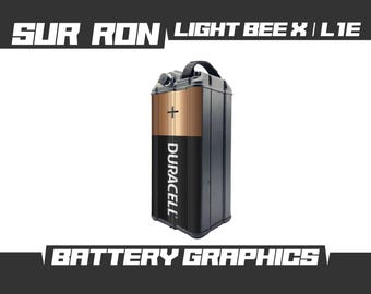 SUR RON Light Bee X Battery Graphics Kit Gloss or Matte Surron Laminated Decals Thick Stickers Vinyl Wrap Cover Protection Set