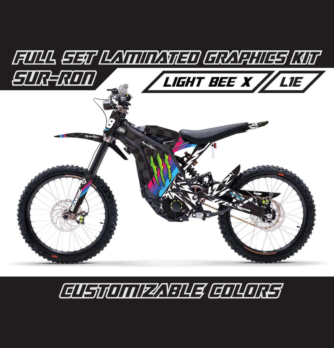SUR RON Light Bee X Graphics Kit - Monster Race Custom Design Style ...