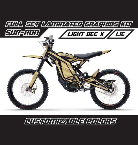 STICKERFXGRAPHICS Sur-Ron Graphics Kit – Custom Vinyl Decal Wrap For Sur Ron