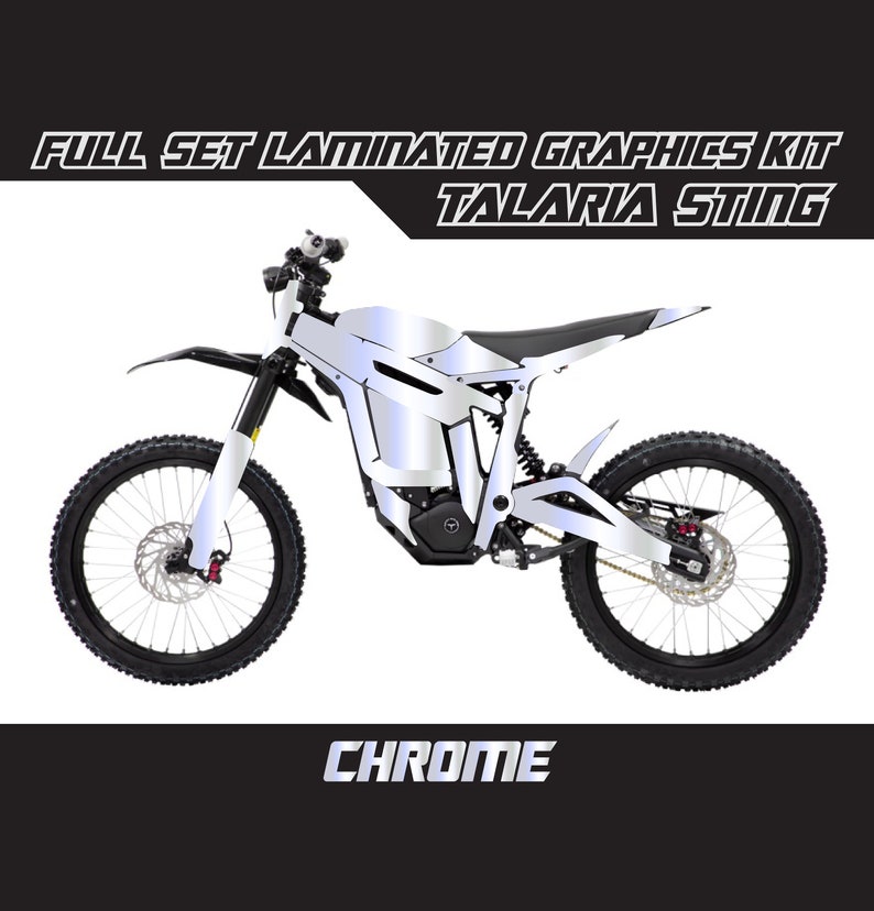 TALARIA STING Chrome Full Color Change Graphics Kit Gloss or - Etsy