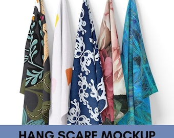 Hang Scarf Mockup