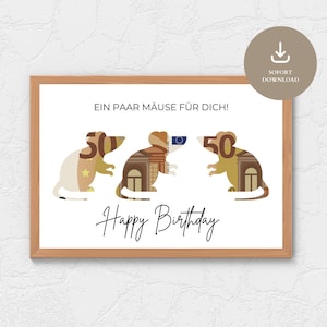 Birthday cash gift | Personalized birthday cash gift | Birthday gift | Last minute gift to print