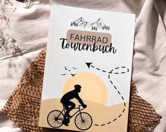 Fahrrad Tourenbuch | Fahrrad Logbuch | Radfahrer Geschenk | Fahrrad Tagebuch für deine Ausflüge | Fahrrad Geschenk | Tourenbuch Radfahren