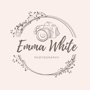Photography Logo Template | Custom Photographer Logo | Camera Logo Design