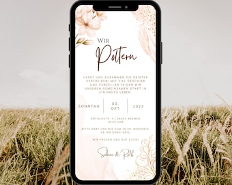 Invitación digital despedida de soltero | Tarjeta electrónica de despedida de soltero | Invitación despedida de soltero Whatsapp | Personalizado con el texto deseado.