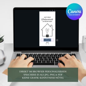Cartão digital para mudança | Cartão eletrônico personalizado para mudança, casa própria | Cartão em movimento | Cartão de entrada | Presente em movimento para enviar imagem 2