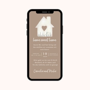 Cerimônia de encerramento de convite digital | Cerimônia de finalização de cartão eletrônico para personalizar | Cartão de convite para construção de casa para enviar via Whatsapp