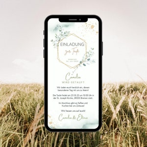 Digital Invitation Baptism | Ecard Baptism | Baptismal card personalized | Electronic invitation to send baptism and confirmation