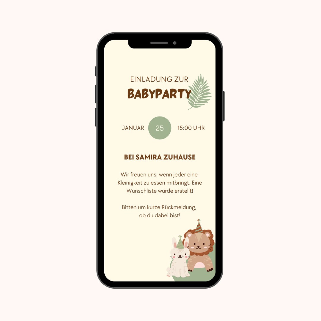 Digital Baby Shower Invitation Ecard Baby Shower Invitation Etsy